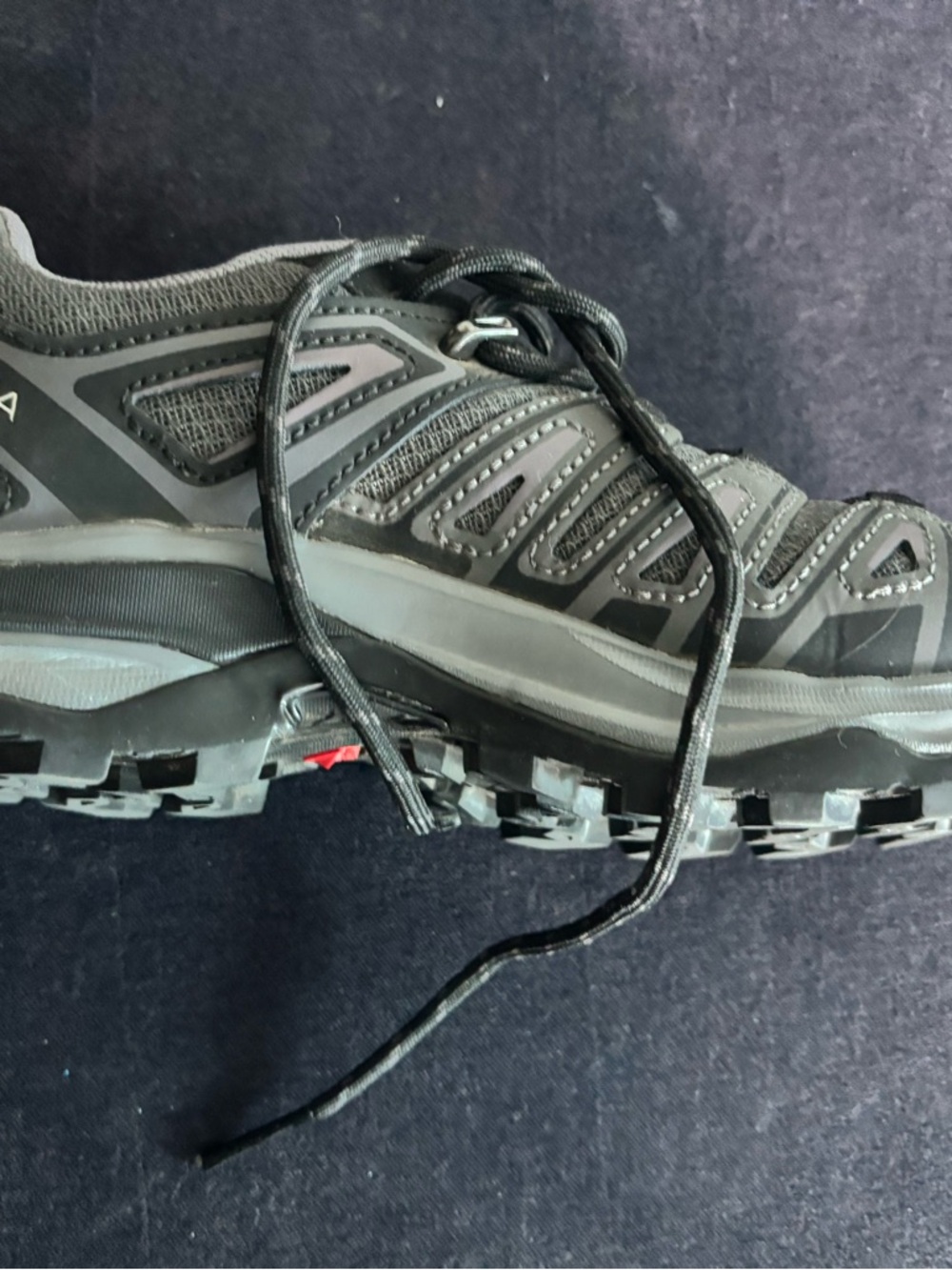 Salomon womens Black and Gray Trail Running Sneakers